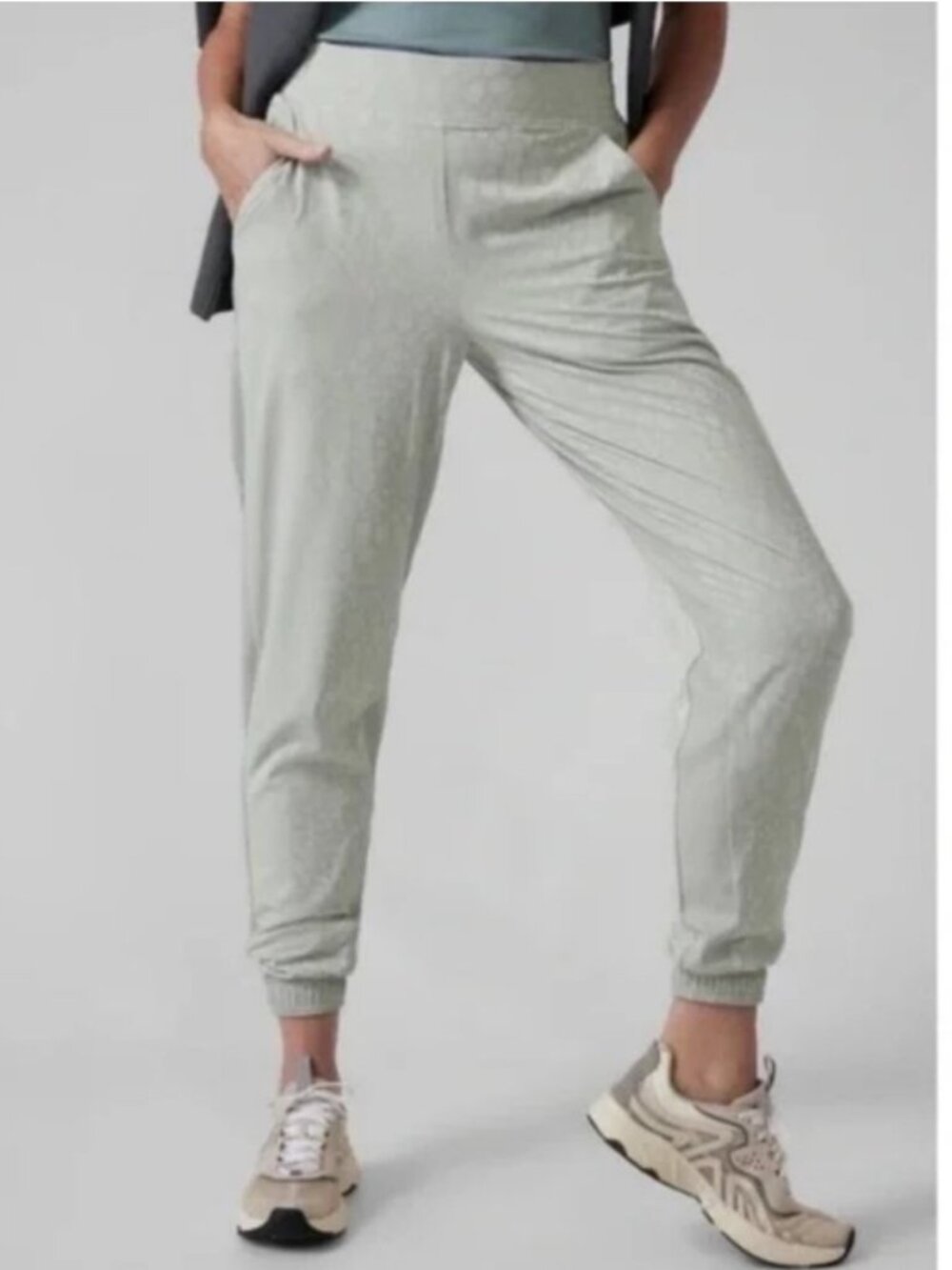 Athleta Brooklyn Lined Textured Jogger 14